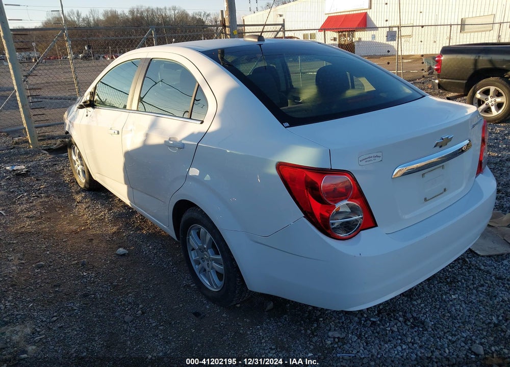 2015 CHEVROLET SONIC LT AUTO VIN: 1G1JC5SH9F4195537