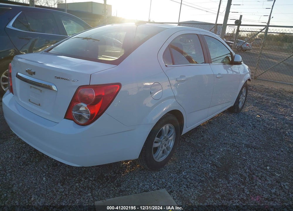 2015 CHEVROLET SONIC LT AUTO VIN: 1G1JC5SH9F4195537