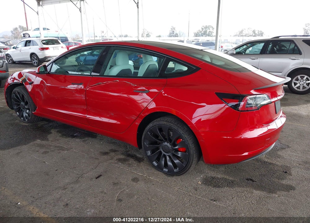2022 TESLA MODEL 3 VIN: 5YJ3E1EC3NF294851