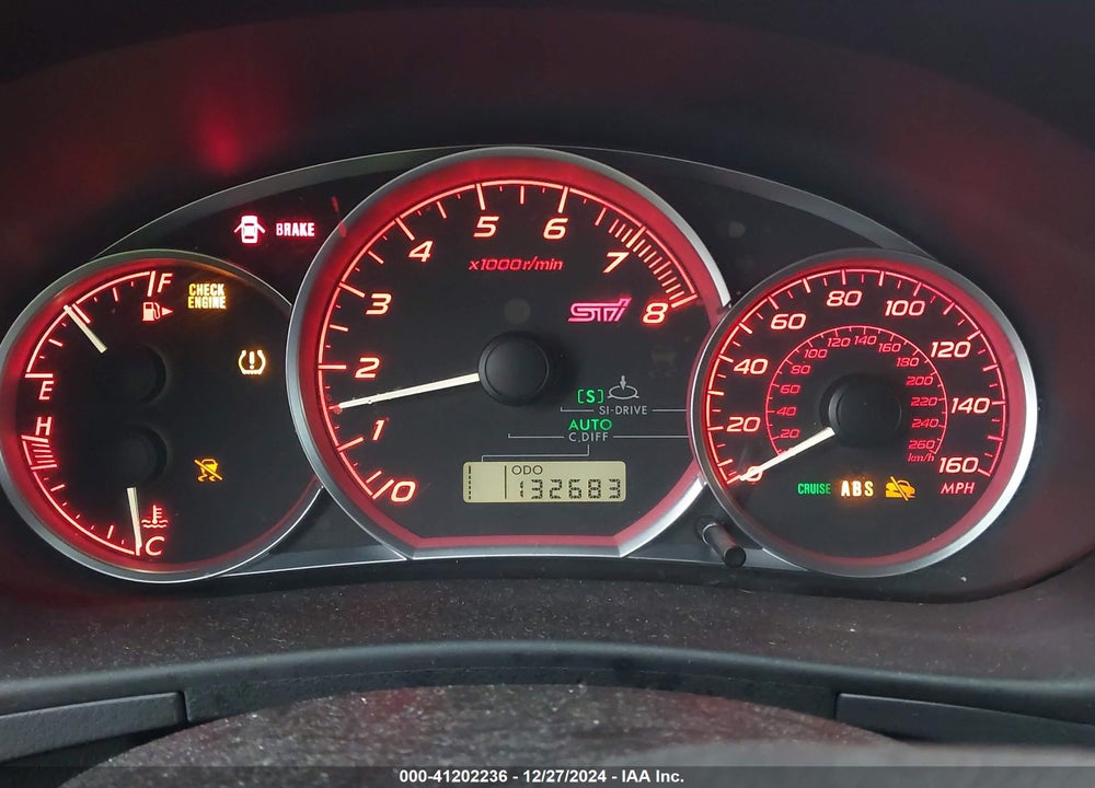 2010 SUBARU IMPREZA WRX VIN: JF1GR8H6XAL801195