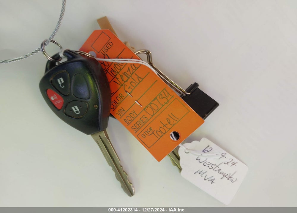 2009 TOYOTA VENZA BASE (A6) VIN: 4T3ZE11A09U012163