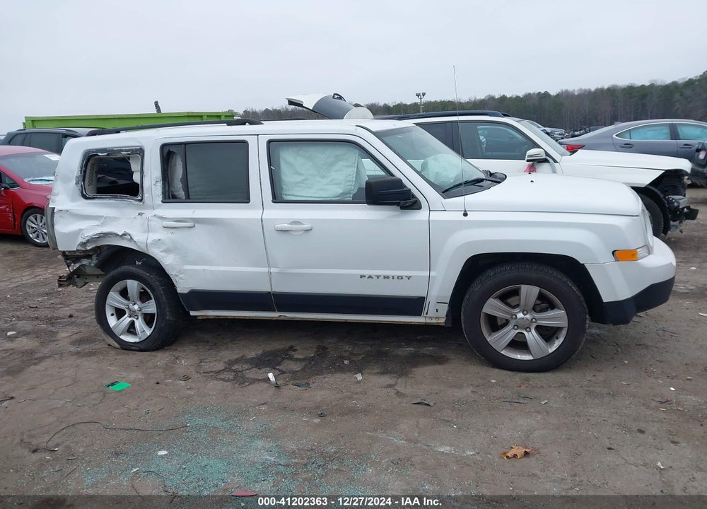 2015 JEEP PATRIOT LATITUDE VIN: 1C4NJPFB7FD120125