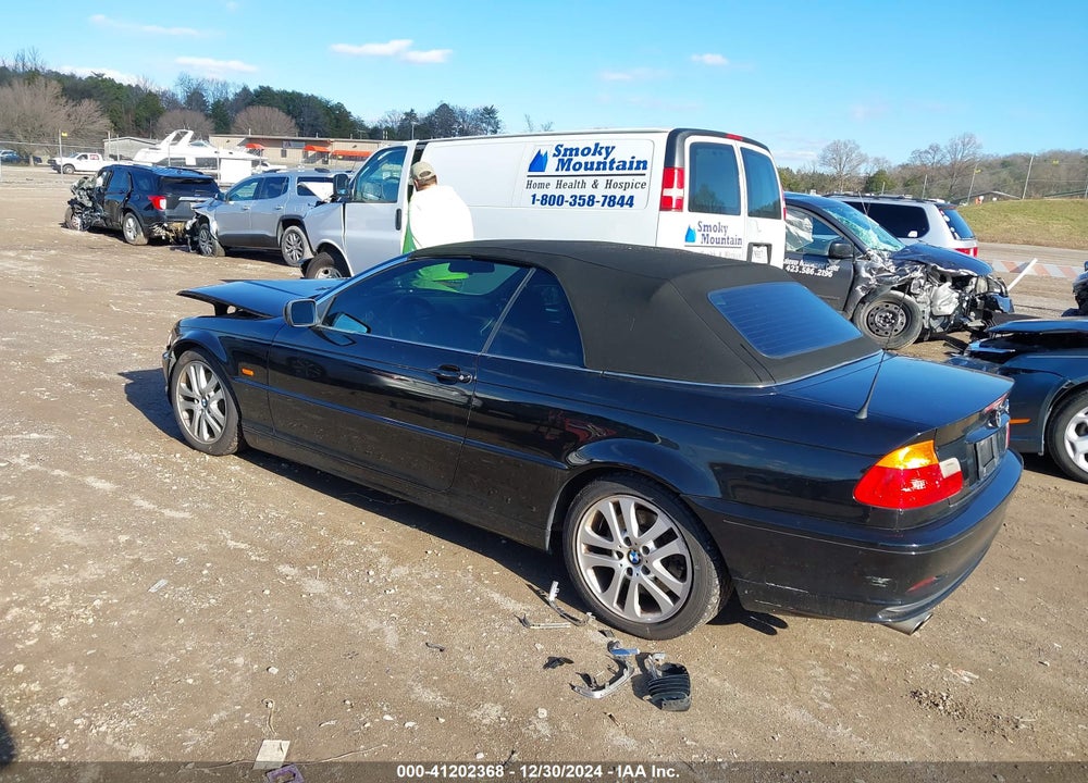 2002 BMW 330CI VIN: WBABS53462JU93787