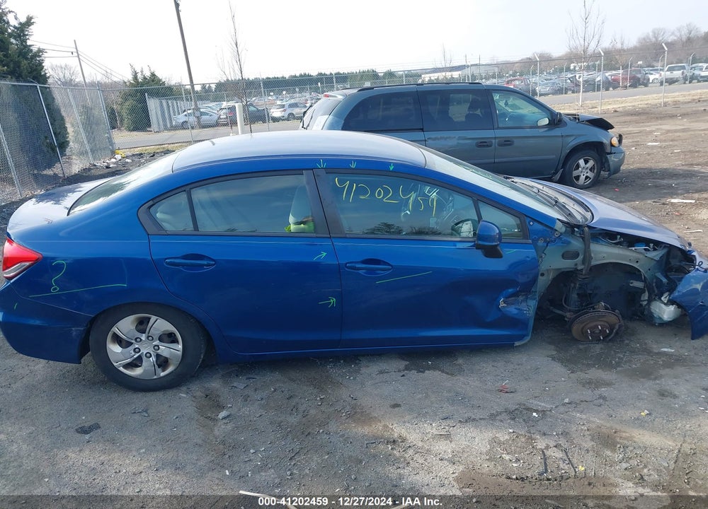 2013 HONDA CIVIC VIN: 19XFB2F50DE282009