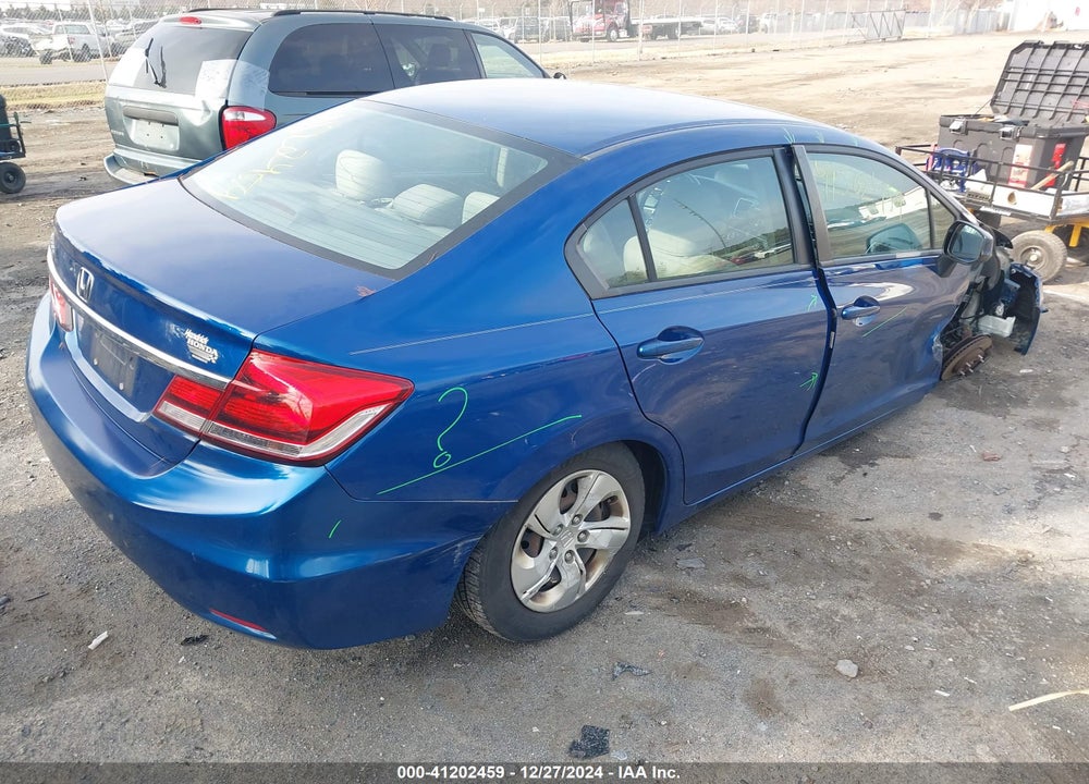 2013 HONDA CIVIC VIN: 19XFB2F50DE282009
