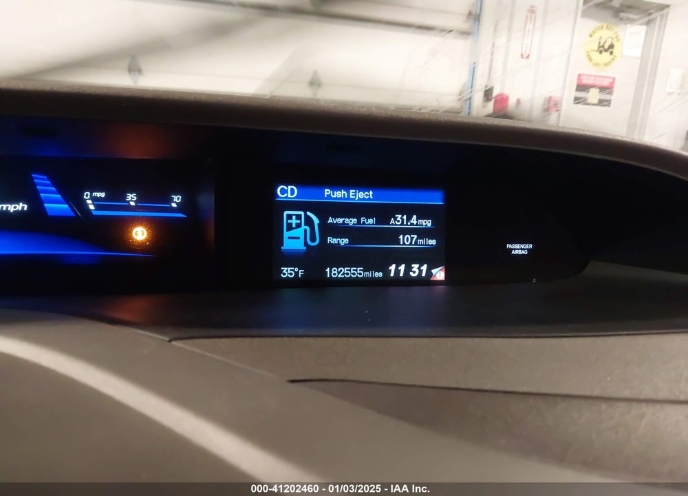 2012 HONDA CIVIC EX VIN: 19XFB2F81CE063150