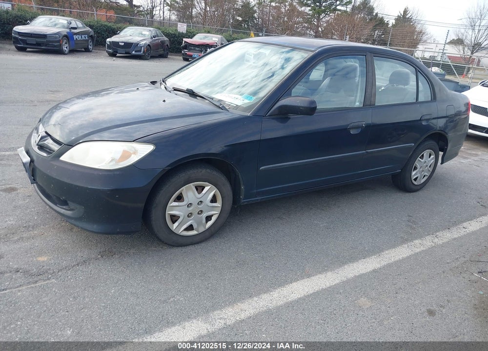 2005 HONDA CIVIC VP VIN: 1HGES16395L004160