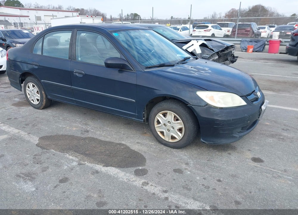 2005 HONDA CIVIC VP VIN: 1HGES16395L004160