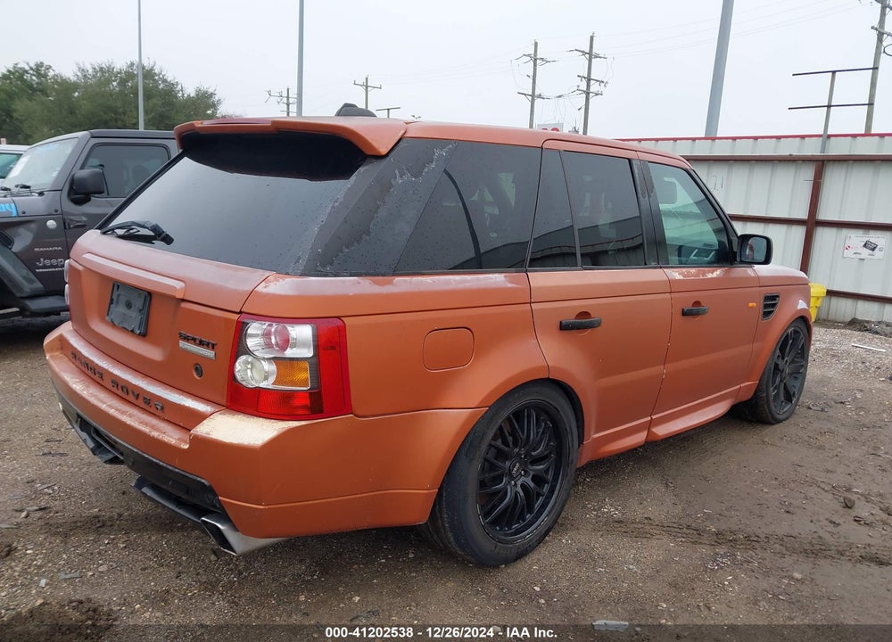 2008 LAND ROVER RANGE ROVER SPORT SUPERCHARGED VIN: SALSH23428A131165