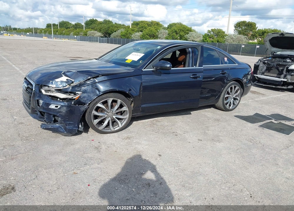 2013 AUDI A6 VIN: WAUGFAFCXDN040869
