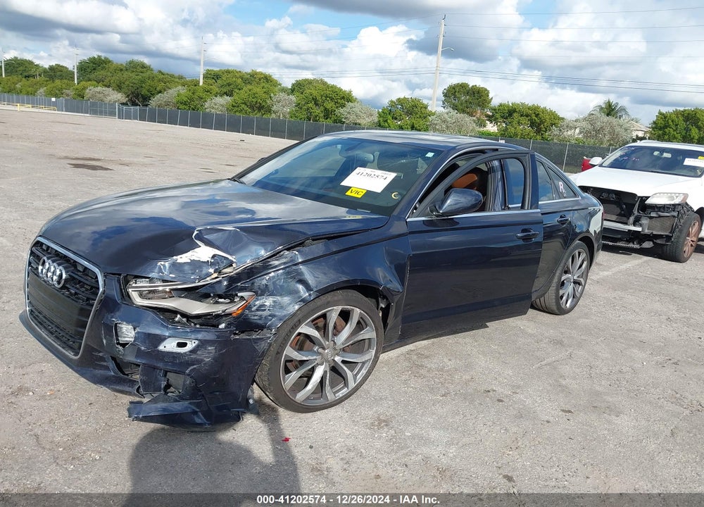 2013 AUDI A6 VIN: WAUGFAFCXDN040869