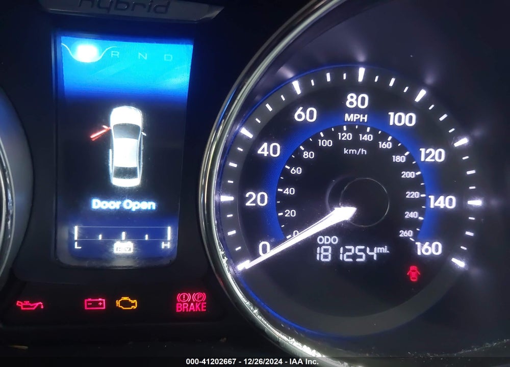 2013 HYUNDAI SONATA HYBRID VIN: KMHEC4A4XDA093854