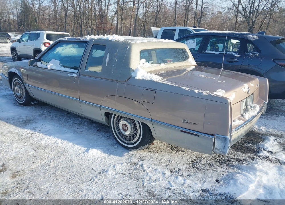 1989 CADILLAC FLEETWOOD VIN: 1G6CB1155K4346793