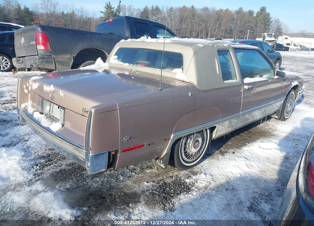 1989 CADILLAC FLEETWOOD VIN: 1G6CB1155K4346793