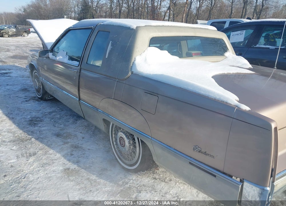 1989 CADILLAC FLEETWOOD VIN: 1G6CB1155K4346793
