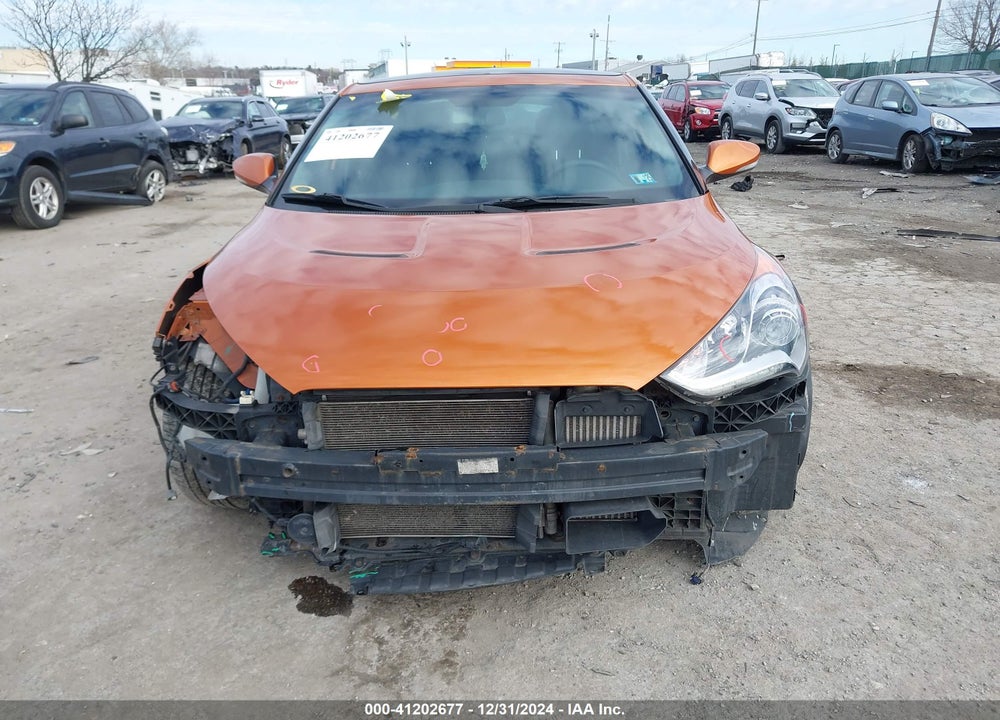 2013 HYUNDAI VELOSTER VIN: KMHTC6AE2DU122905