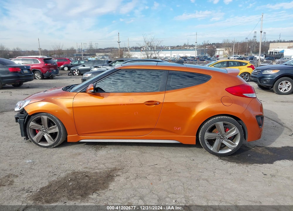 2013 HYUNDAI VELOSTER VIN: KMHTC6AE2DU122905