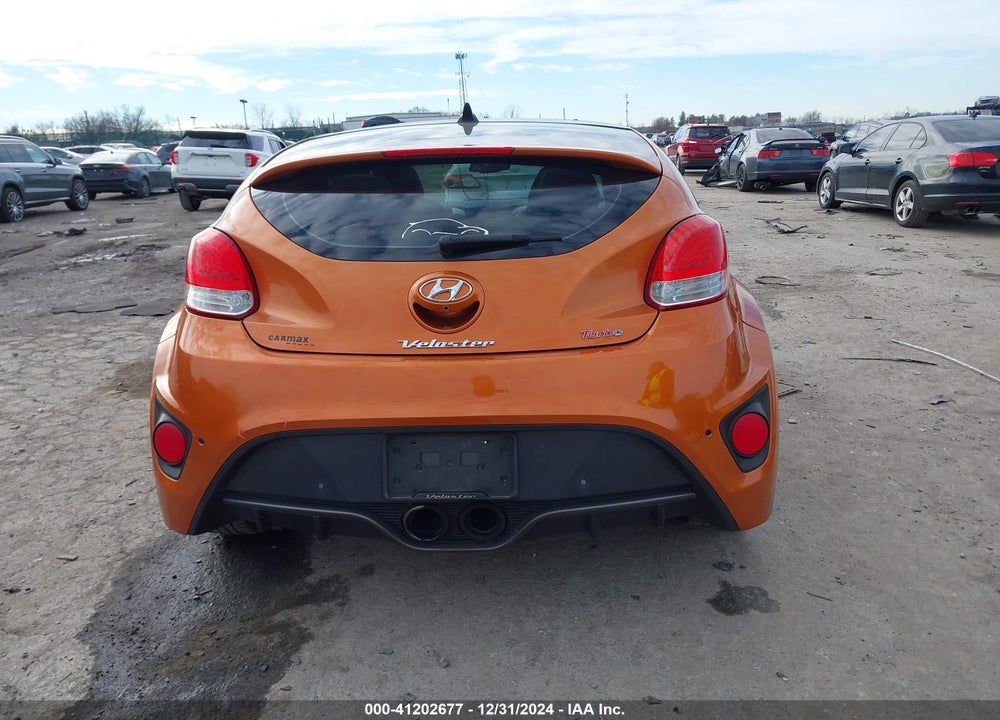 2013 HYUNDAI VELOSTER VIN: KMHTC6AE2DU122905