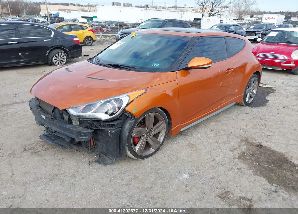 2013 HYUNDAI VELOSTER VIN: KMHTC6AE2DU122905