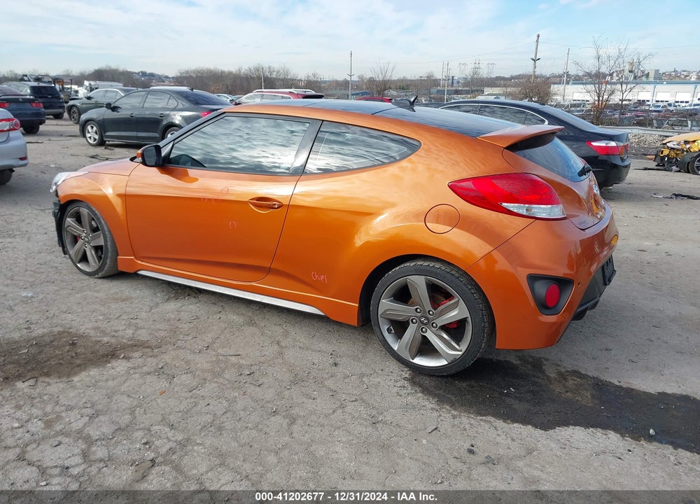 2013 HYUNDAI VELOSTER VIN: KMHTC6AE2DU122905