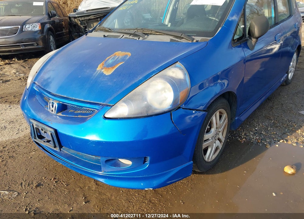 2008 HONDA FIT SPORT VIN: JHMGD38678S013615
