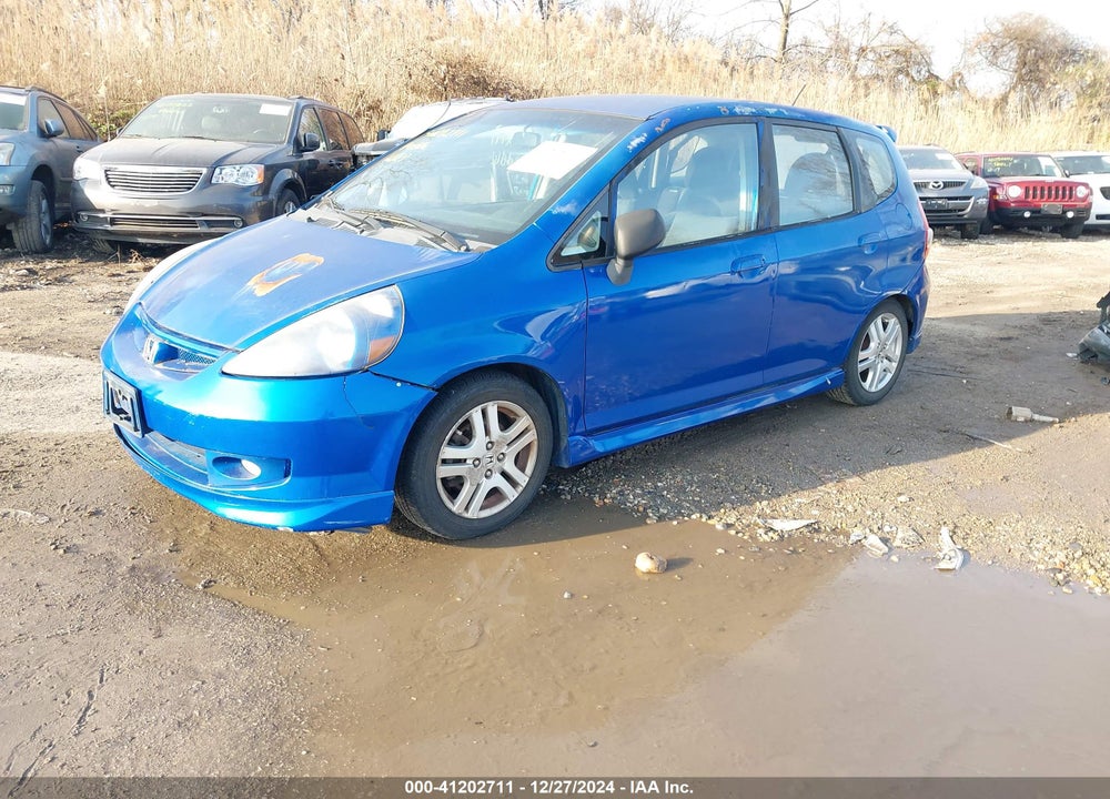 2008 HONDA FIT SPORT VIN: JHMGD38678S013615