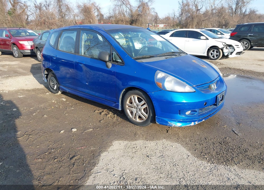 2008 HONDA FIT SPORT VIN: JHMGD38678S013615