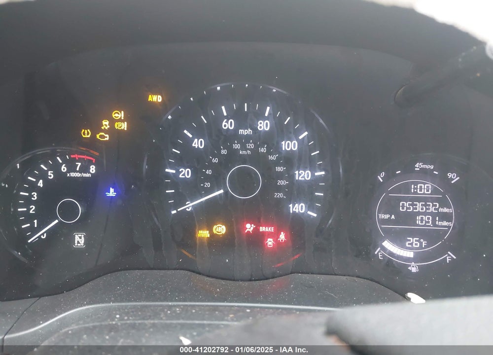 2019 HONDA HR-V LX VIN: 3CZRU6H31KG728402