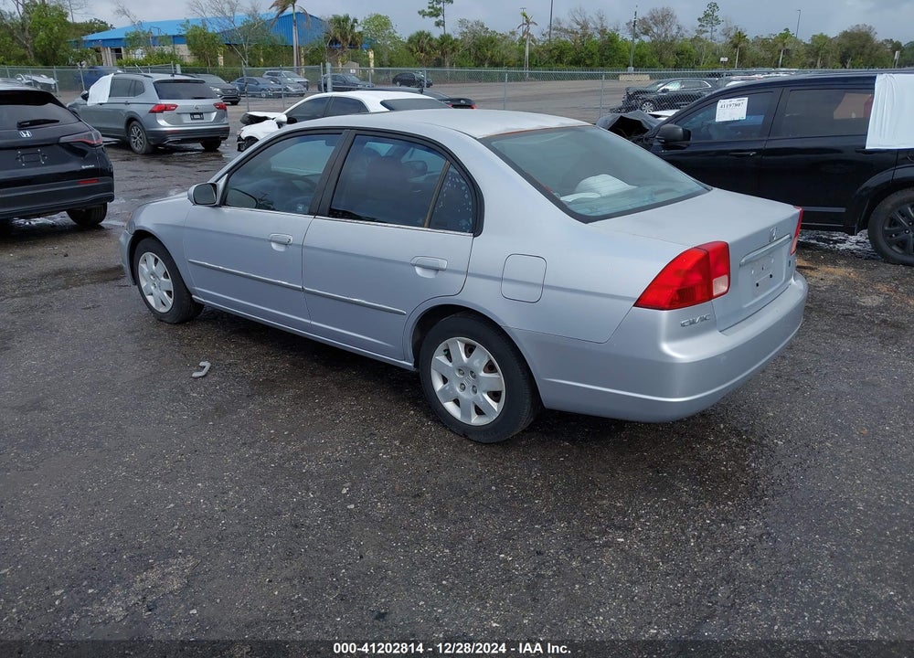 2002 HONDA CIVIC EX VIN: 1HGES26762L002418