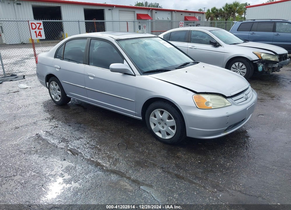 2002 HONDA CIVIC EX VIN: 1HGES26762L002418