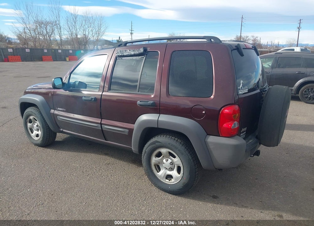 2004 JEEP LIBERTY SPORT VIN: 1J4GL48K74W190430