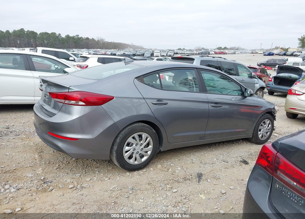 2017 HYUNDAI ELANTRA SE VIN: KMHD74LF5HU083316