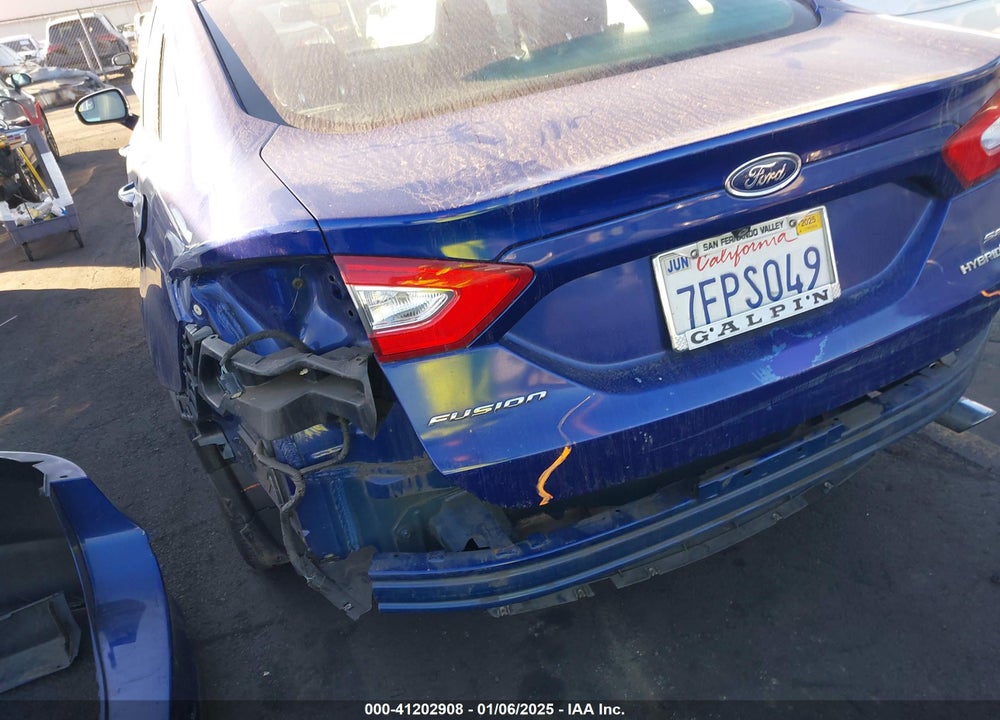 2014 FORD FUSION HYBRID SE VIN: 3FA6P0LU3ER356556