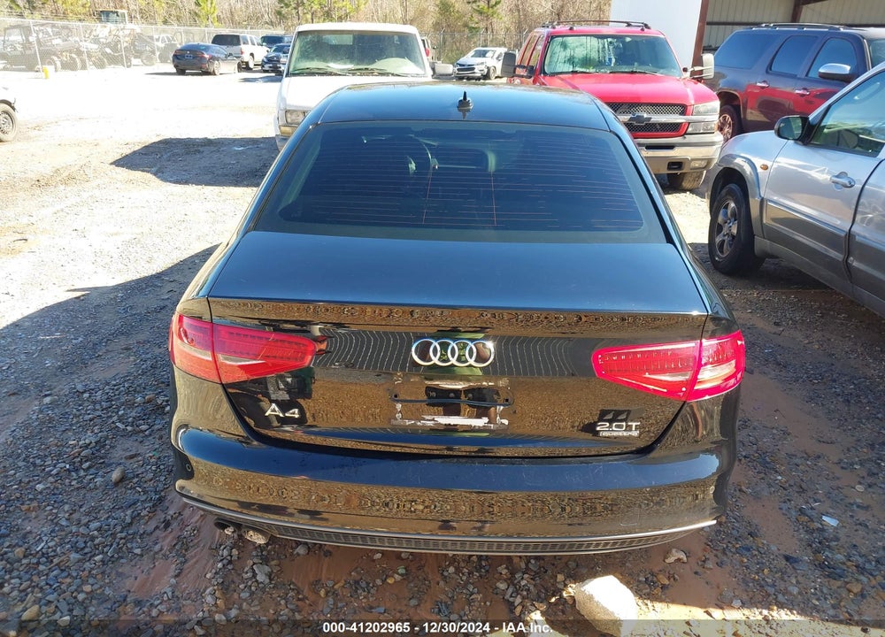 2016 AUDI A4 2.0T PREMIUM VIN: WAUBFAFL9GN012964