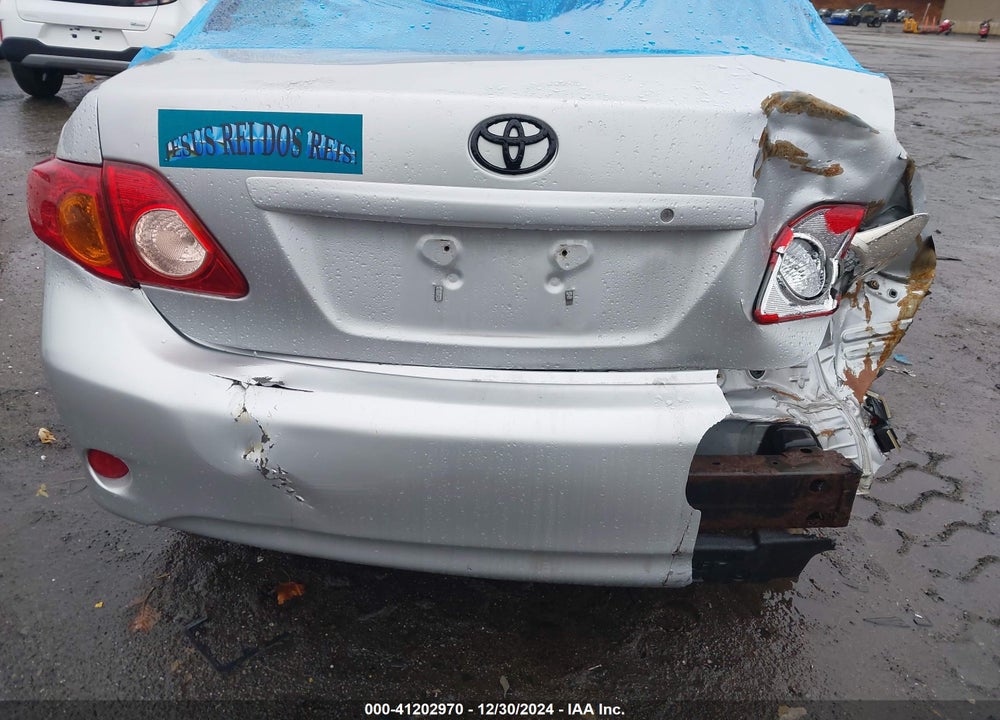 2009 TOYOTA COROLLA LE VIN: 2T1BU40E09C141699
