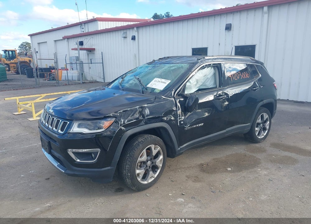 2018 JEEP COMPASS LIMITED 4X4 VIN: 3C4NJDCB8JT332828