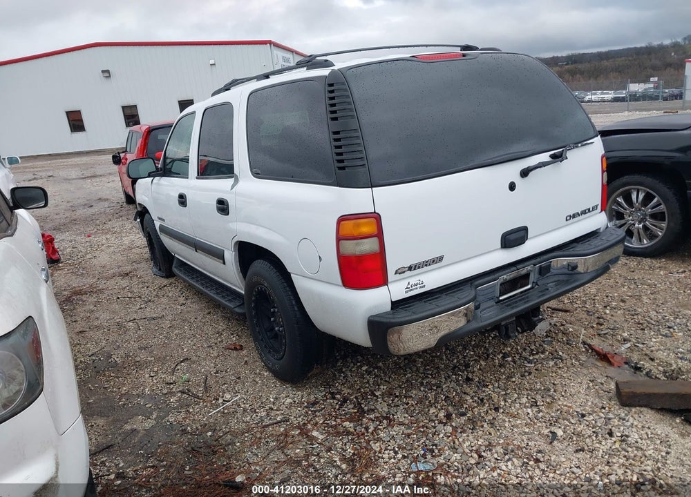 2003 CHEVROLET TAHOE LS VIN: 1GNEK13Z83R153491