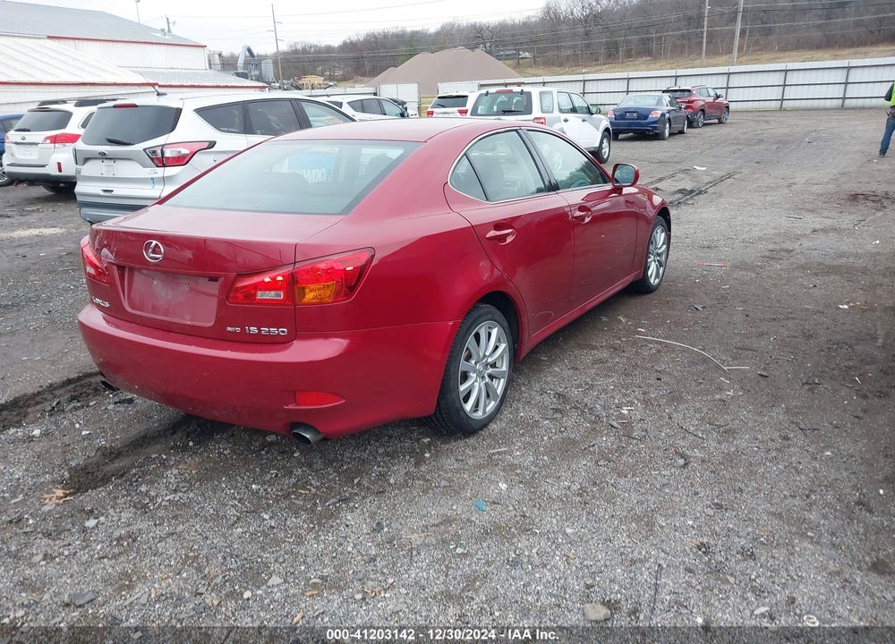 2006 LEXUS IS 250 VIN: JTHCK262765001619