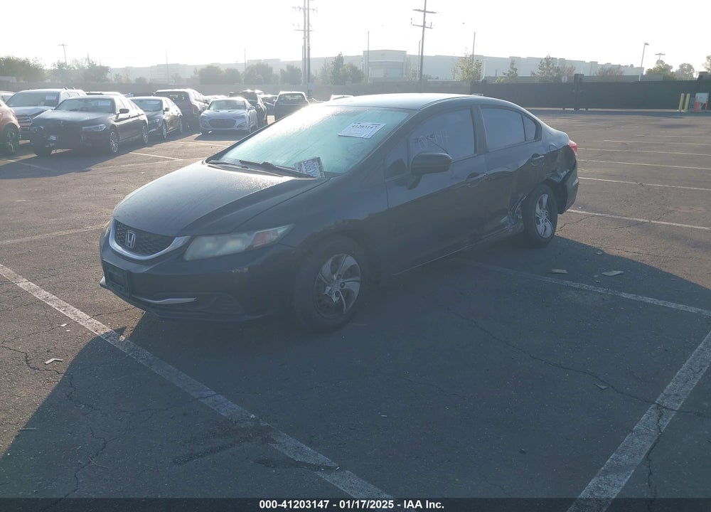 2015 HONDA CIVIC LX VIN: 19XFB2F53FE707659