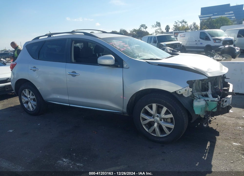 2013 NISSAN MURANO SV VIN: JN8AZ1MU1DW207694