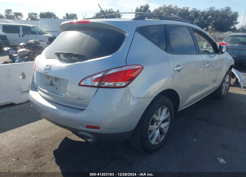 2013 NISSAN MURANO SV VIN: JN8AZ1MU1DW207694