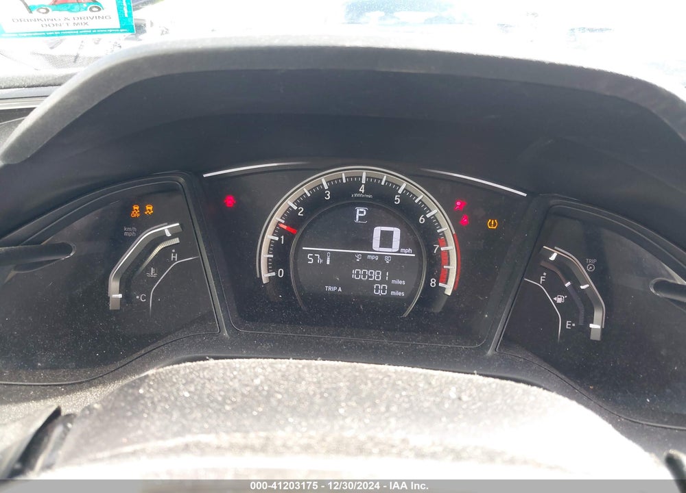 2016 HONDA CIVIC VIN: 19XFC2F55GE240923
