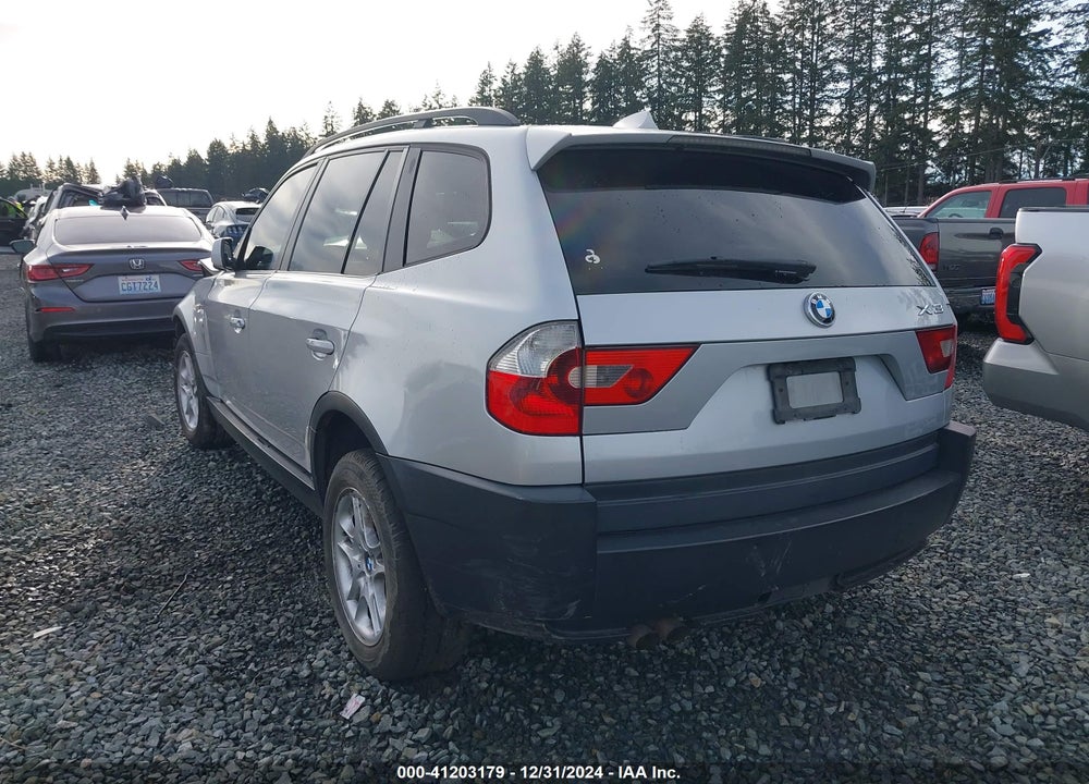 2004 BMW X3 2.5I VIN: WBXPA73454WB29718