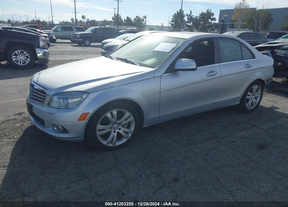 2008 MERCEDES-BENZ C 300 VIN: WDDGF54X18F078934