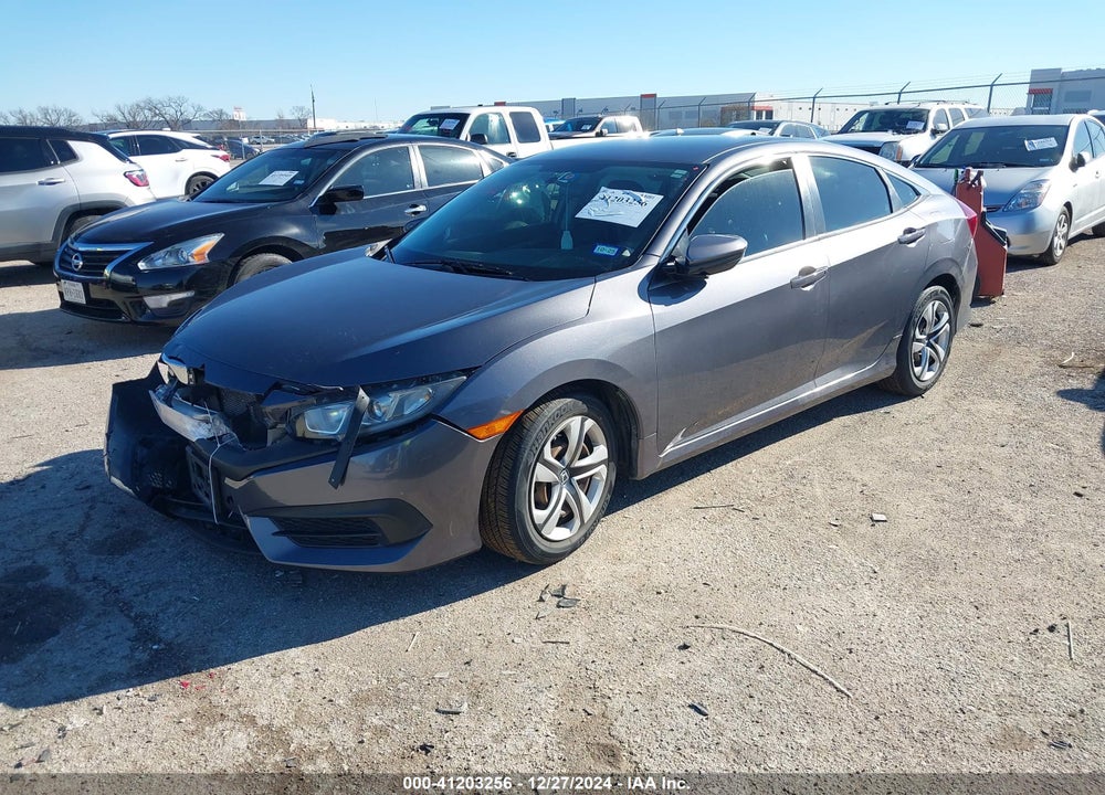 2018 HONDA CIVIC LX VIN: 19XFC2F55JE029941
