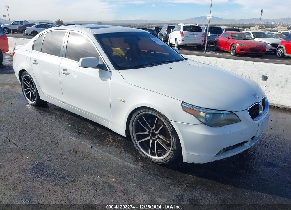 2006 BMW 525I VIN: WBANE53546CK80800
