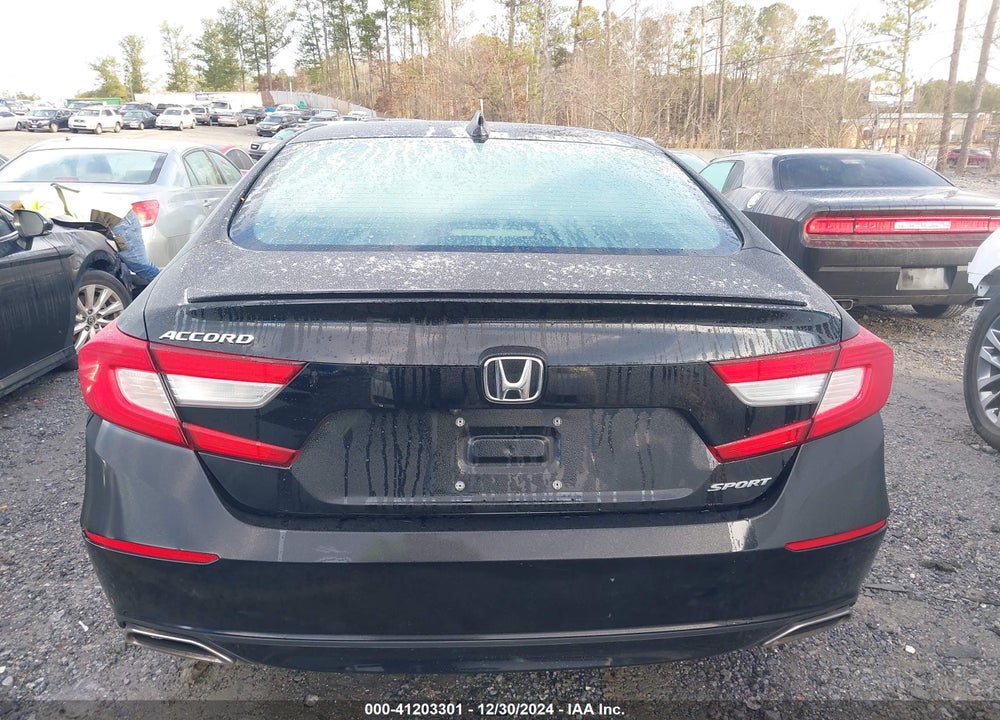 2021 HONDA ACCORD SPORT VIN: 1HGCV1F3XMA066420
