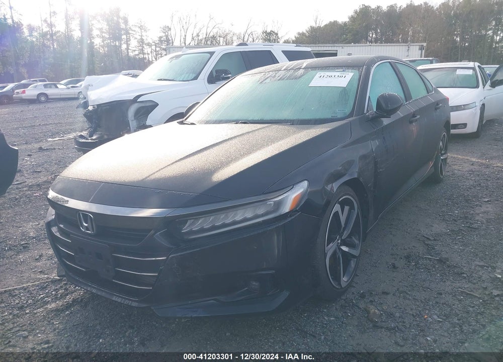 2021 HONDA ACCORD SPORT VIN: 1HGCV1F3XMA066420