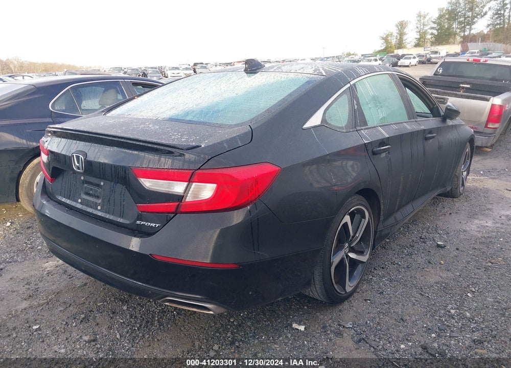 2021 HONDA ACCORD SPORT VIN: 1HGCV1F3XMA066420