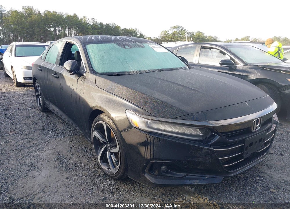 2021 HONDA ACCORD SPORT VIN: 1HGCV1F3XMA066420
